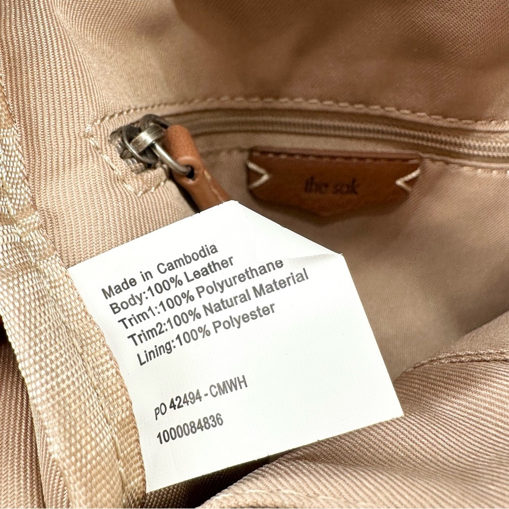 The San Geo Sling Backpack Suede Leather - Picture 11 of 13
